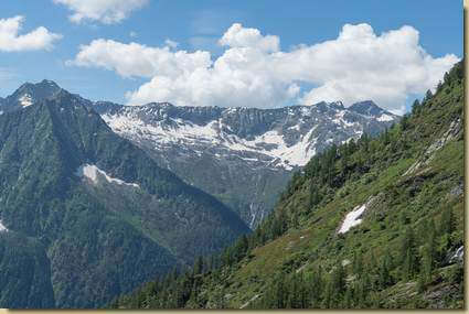 vista verso la Val Moriana...