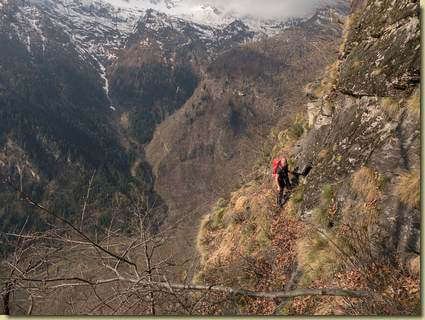 saltino roccioso da superare...
