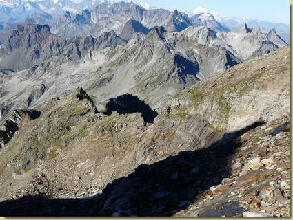 al centro la breccia dell'Eggerscharte