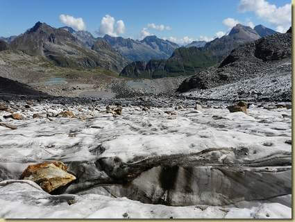 sul Ghiacciaio del Forno