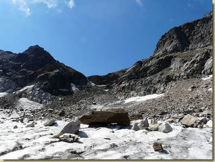 sul Ghiacciaio del Forno