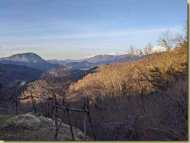 vista verso il Fenera...
