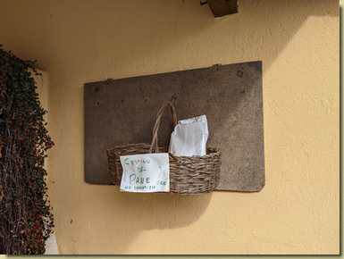 per il pane...