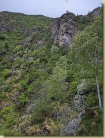 verso la roccia della balma....