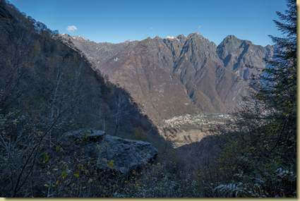 vista dalla Buca della Valle...