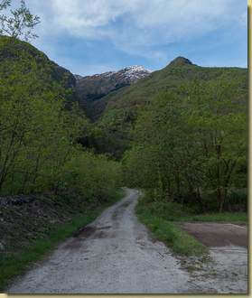 la Valle del Rio Blet alla partenza da Migiandone...