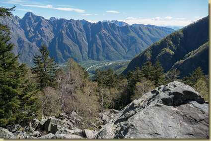 panorama verso i Corni di Nibbio...