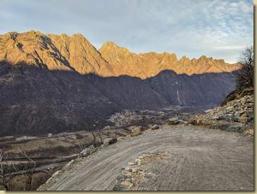 la nuova stradina panoramica...