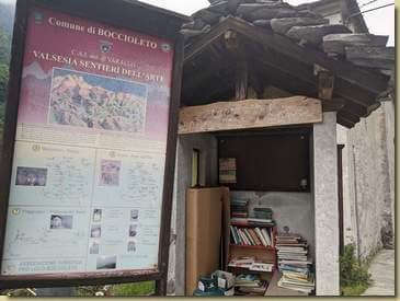 a Piaggiogna superiore...