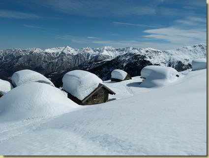 arrivo all'Alpe del Pizzo...