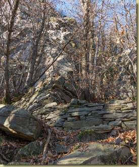 ricoveri sotto la parete...