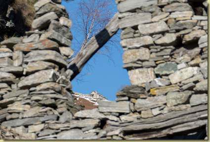 Alpe Castello nella finestra...