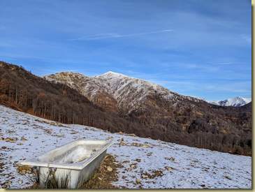 vista verso il Monte Croce...