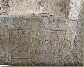 elemosina per la Madonna...