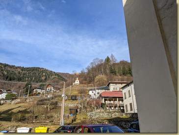 in alto, l'Oratorio di San Grato...