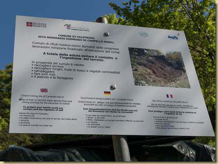 "evitare l'ingestione del terreno"...