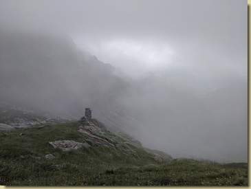 discesa iniziale nella nebbia...