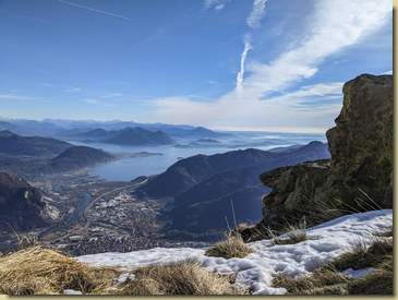 un poco di neve anche qui...