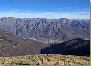 vista verso le cime della Valgrande...