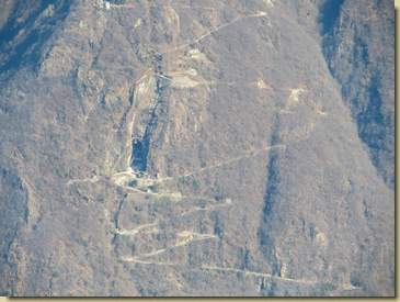 la zona della cava di marmo sopra Candoglia...