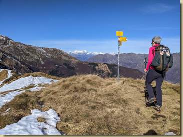 sulla sommità del Monte Cerano...