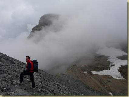 il Cervandone tra le nebbie...
