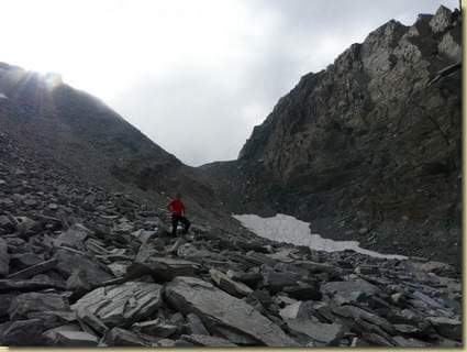 in alto il Colle Marani