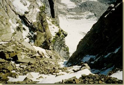 uscita del Canalino Ferrari