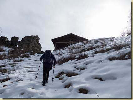 arrivo a Oro delle Balme...