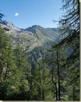 vista verso la Punta Valgrande...
