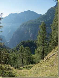 vista verso il pianoro di Figina...