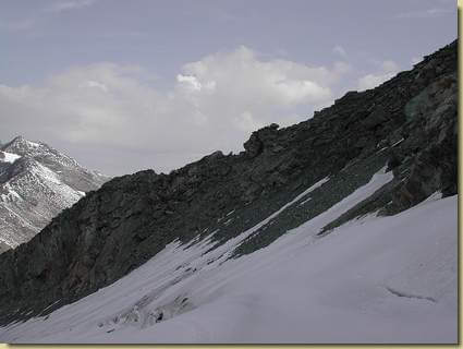 la cresta iniziale dal Col du Cheilon