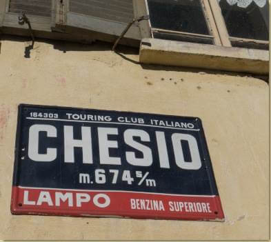 cartello TCI a Chesio...