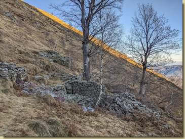 i ruderi dell'Alpe Buggie...