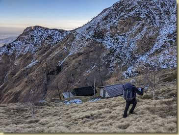 scendendo all'Alpe Farina...