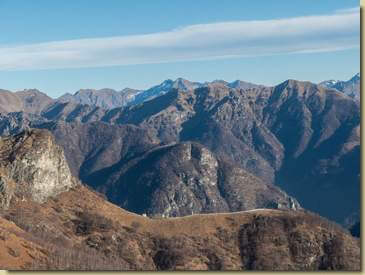 la dorsalina dell'Alpe Chiappa...