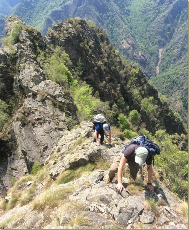 sulla Cresta dei Coltelli... (foto di Dario)