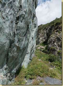 le rocce verdi della Valle Antrona...