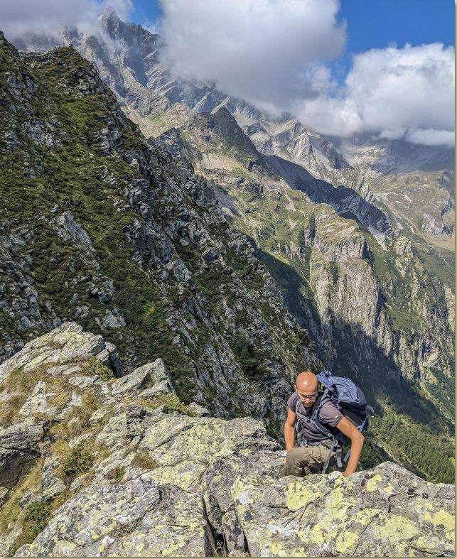 salendo sulla Cima il Craco...
