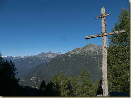 la Croce dell'Alpe Busin di sopra...