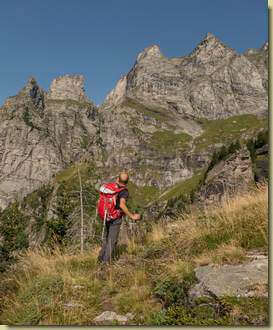 vista verso il Pizzo Martello e i Corni di Foppiano...