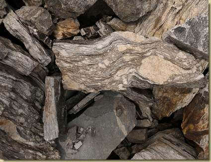 le rocce del Monte Giove...