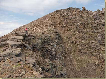 verso la cima del Giove...