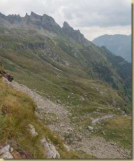 il pianoro dell'Alpe Giove...