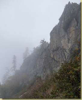 lo sperone roccioso da aggirare...