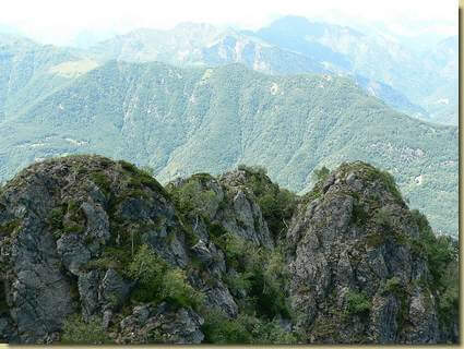 Pizzo Piccolo (a sinistra) e la Reinauda