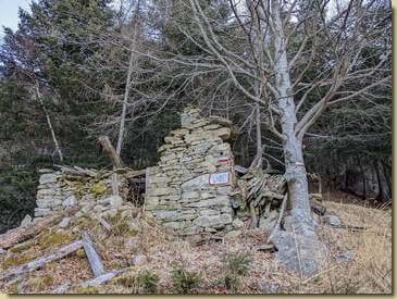 i ruderi di Selletto di sotto...