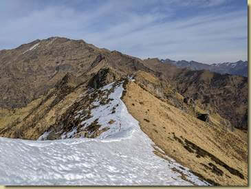 scendendo alla Colma Drosei...