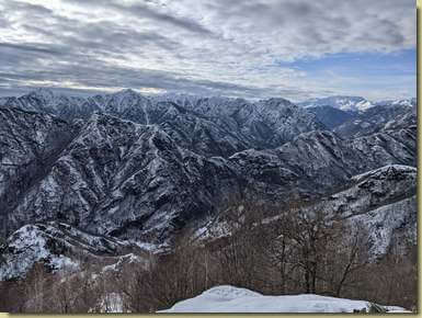 panorama verso sud...