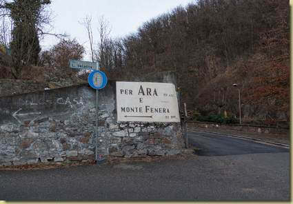 al bivio per Ara...